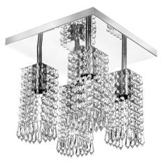 Lustre Plafon Quadclear Cristal Acrilico Quadrado Magnifico! - MARRYLU