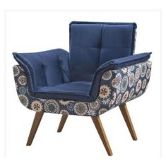 Poltrona Decorativa Opala Suede Rosa Bebê - Dora Bela, 0129/0111