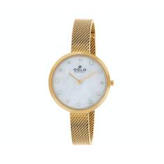 Relógio Feminino Slim Dourado Oslo
