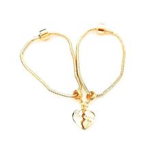 Pulseiras Berloque Best Friends Eternas Amigas Folheado