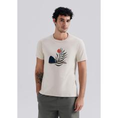 Camiseta Masculina Estampada Manga Curta-Masculino