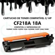 Toner Cf218a Cf218a M132 M132 M104w M132fm Preto Compatível - Premium