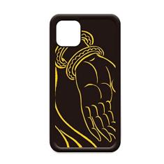 Capa Culture Black Yellow Hand Pattern para iPhone 11 Pro Max para Apple Mobile Case Shell