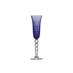 Taça para Champanhe Cristallerie Saint-Louis Bubbles Roxo 100 ml - Cada
