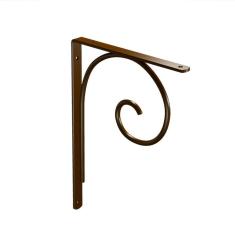 Suporte Caracol Reitz 24x17 Marrom C/ Parafuso