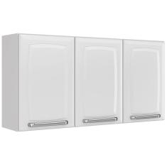 Armário de Cozinha Luce em Aço 3 Portas Branco - Itatiaia