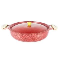 Frigideira Alumínio Fundido Craqueada Alça Meia Lua 28cm - DIVIFORTE, 