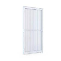 Porta de Aço de Giro Calha 215x100cm Aço Pronto Riobras Abertura Direi