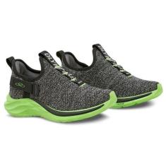 Tênis Infantil Olympikus Maneiro Kids Masculino - Preto e Verde, Preto