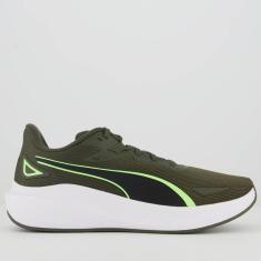 Tênis Puma Skyrocket Verde e Branco-Masculino