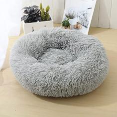 Cama para cães de gato, cama para animais de estimação para cães pequenos, camas de almofada para animais de estimação para dormir melhoradas e aconchegantes, antiderrapante lavável à máquina, diâmetro da luz 16 cm