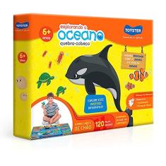 Toyster - Quebra Cabeça - Explorando o Oceano - 120 Peças Grandão