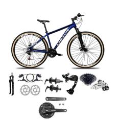 Bicicleta 29 Absolute Nero 5 Shimano Alívio-Altus 27v K7 Hidráulico Trava Pedivela Mt101 Pneu Faixa-Unissex