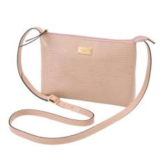 Bolsa Feminina de Couro Mariart 2190, Nude