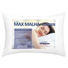Travesseiro Fibras Siliconadas Max Malha P/Fronha 50X70 (48X68) - Orto