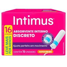 Absorvente Intimus Interno Super Leve 16 Pague com 15 unidades
