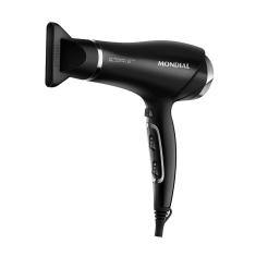 Secador de Cabelos Mondial Preto/Cromado Prata - SCN-04