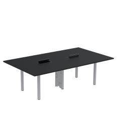 Mesa Reunião 320cm X 140cm Mrcpb3214 Preto/Cinza