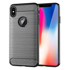 Capa para Apple iPhone X, sensação macia, proteção total, anti-arranhões e impressões digitais + capa de celular resistente a arranhões para Apple iPhone X