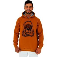 Blusa Moletom Tradicional Com Touca MXD Conceito Índio Maromba, Mostar