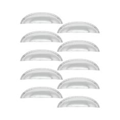 Puxador Colonial Bronze Cristaleira Porta Gaveta Concha 15 Unidades (Cromado)