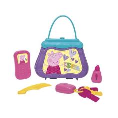 Bolsa Da Peppa Pig Com Acessórios Menina - Elka Brinquedos