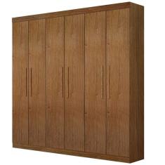 Guarda Roupa Casal Belém 6 Portas 4 Gavetas cinamomo Star Móveis