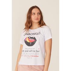 Camiseta Onbongo Feminina Estampada Feminino-Feminino