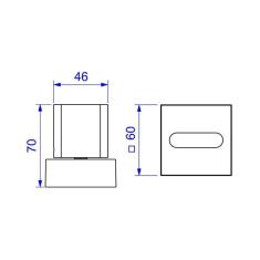 Acabamento Registro Pressão Deca Polo 4916.C33.PQ Cromado