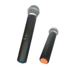 Microfone Sem Fio Duplo Profissional Bivolt Uhf Le-907