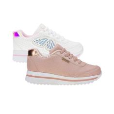 Tênis Infantil Menina Casual Feminino - KIT 2 PARES Tam 24 ao 34 - sap