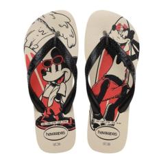 Chinelo Havaianas Infantil, Top Disney 27/8 Bege Palha, Havaianas