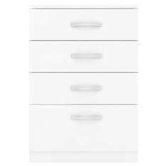 Cômoda Astral 4 Gavetas Branco Brilho - Demóbile