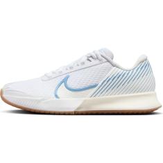 Nike Court Air Zoom Vapor Pro 2 Tênis feminino Hard Court (DR6192-106, branco/vela/marrom claro/azul claro), Branco, 38
