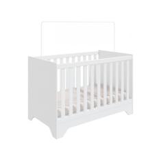 Berço Mini Cama 3 em 1 Americano MDF Popy Retrô Móveis Peroba, Branco