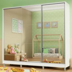 Guarda Roupa Infantil 100% MDF Madesa Logan 3 Portas de Correr de Espe