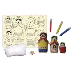 Boneca de Pano  Matrioskas - Alegria Sem Bateria