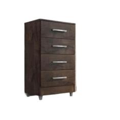 Cômoda 4 Gavetas Marrom Chocolate Flavia Quarta Divisão - Quarta Divis