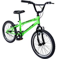 Bicicleta Aro 20 Infantil Bmx Cross Tridal Bike, 14, Verde