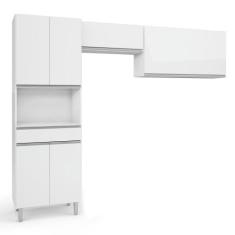Armário de Cozinha Top Class com 6 Portas e 1 Gaveta Branco - BATROL I