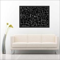 Quadro Decorativo Albert Einstein Teoria Da Relatividade Matemática Fó