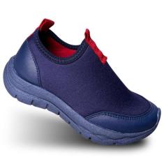 Tênis Infantil de Menino Sem Cadarço Confortável Resistente Wboys 3600