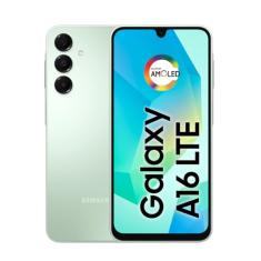 Celular Samsung Galaxy A16, 256GB + 8GB RAM, Câmera de até 50MP, Tela 6.7", NFC, IP54, Bateria 5000 mAh - Verde Claro