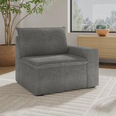 Sofá Modular com Braço Direito 105cm Zen Cabecasa Madeiramadeira