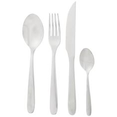 Faqueiro Tramontina Havaí em Aço Inox com Facas para Churrasco Acabamento em Brilho 16 Peças