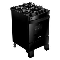 Fogao Consul 4 Bocas Automatico Mesa de Vidro Forno 58L CFO4VCEUNA