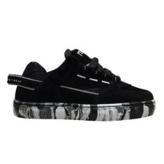 Tênis Tesla Coil Black Refletivo Sola Mescla Cores Skate-Masculino