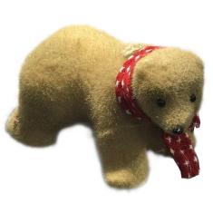 Enfeite de Natal Urso com Cachecol de Espuma - 25cm x 14cm