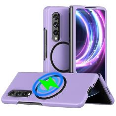 Ephoou Capa magnética para Samsung Galaxy Z Fold 4, [compatível com MagSafe] Capa de telefone de camada dupla de grau militar à prova de choque antiarranhões [carregamento sem fio] para Samsung Galaxy