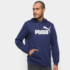 Moletom Puma Essentials Big Logo Capuz Masculino-Masculino